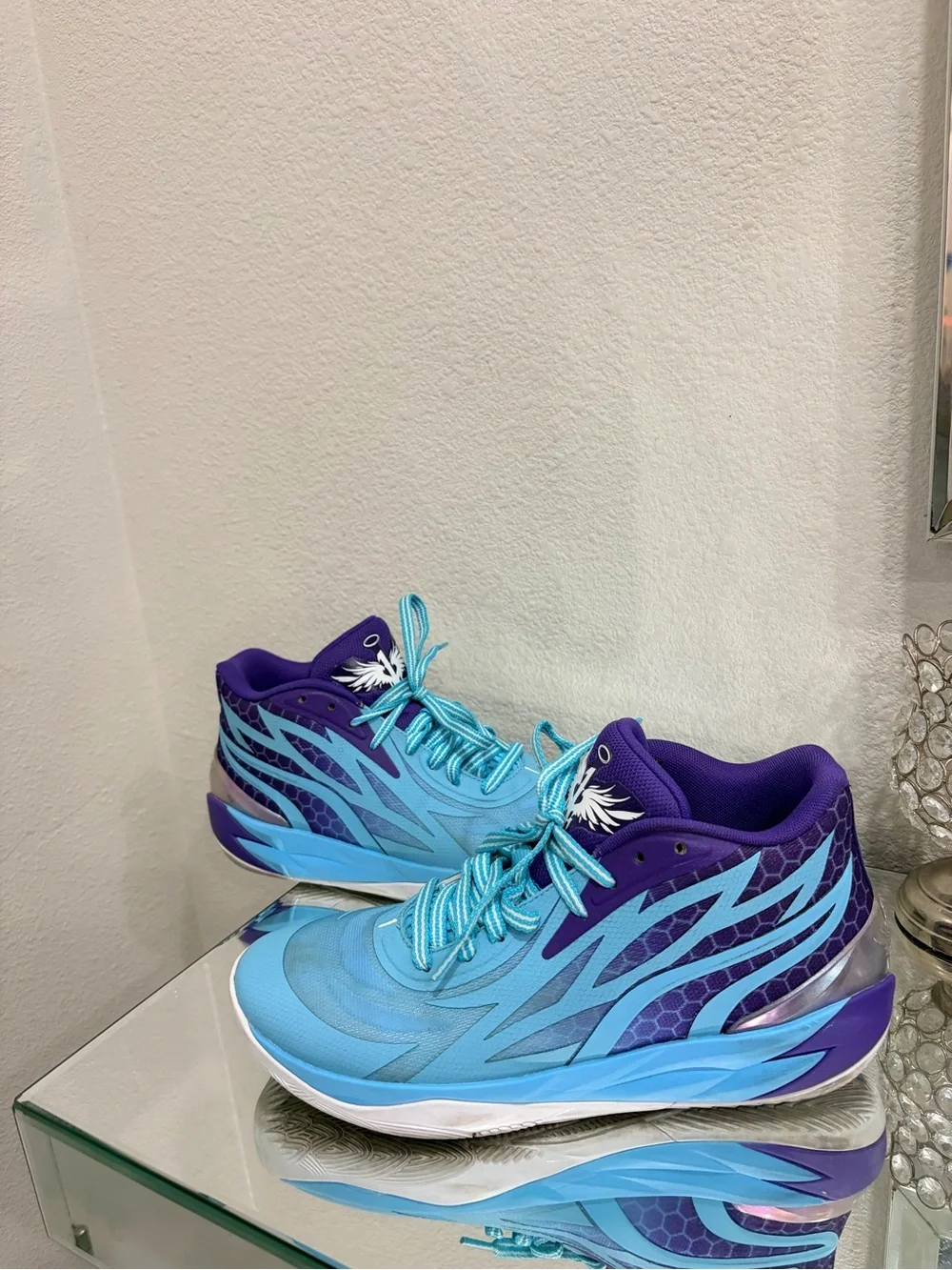Puma M.E.L.O  Men's Blue and Purple Athletic Sneakers
